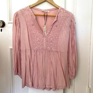 New Pink Tunic Blouse